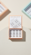 Quick-apply lash kit with instructions